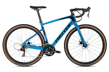 Гравийный велосипед Twitter GRAVEL RS-22S Carbon, голубой (2022)