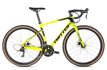Гравийный велосипед Twitter GRAVEL RS-22S Carbon, желтый (2022)