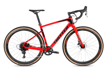 Гравийный велосипед Twitter GRAVEL RS-22S Carbon, красный (2022)