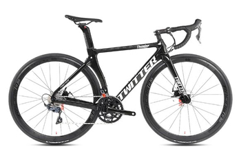 Шоссейный велосипед Twitter Thunder-Disc RS-22S carbon черный (2022)