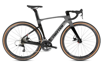 Шоссейный велосипед Twitter Gravel-V2 R7000-22S Carbon серый (2022)