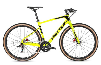 Гравийный велосипед Twitter Gravel-PB RS-22S Carbon жёлтый (2022)
