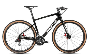 Гравийный велосипед Twitter Gravel-PB RS-22S Carbon черный (2022)
