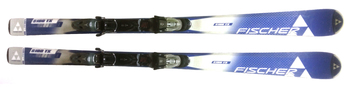 Горные лыжи Б/У Fischer S100 TX, 160см + крепления крепления Atomic 3-10 din. (2012)