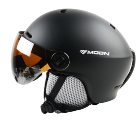 Шлем горнолыжный с визором BACKSIDE MS-99 Black (2023)
