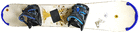 145см + крепления FLOW (размер М) сине-черные