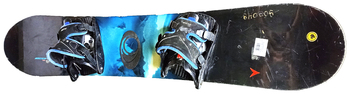 Сноуборд с креплениями БУ Dynastar Definitive 141см + крепления FLOW (размер М) сине-черные (2016)