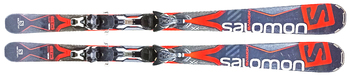 Горные лыжи БУ Salomon X-DRIVE 163см + крепления Salomon 4-12din (2017)