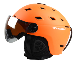Шлем горнолыжный с визором BACKSIDE  MS-99 Orange + защитная маска (2023)
