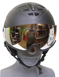 Шлем БУ Uvex с визором, 60-61мм, черный (2016)