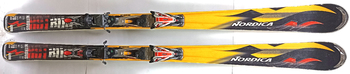 Горные лыжи БУ Nordica Hot Rod Nitrous с креплениями (2008)