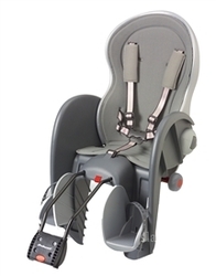 Велокресло на подседельную трубу Polisport Wallaby Evolution Deluxe c регулировкой наклона спинки, для ребенка от 9 до 22кг (2022)