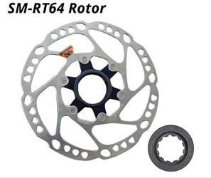 Тормозной диск  Shimano SM-RT64 Center Lock, с гайкой  (2023)