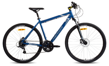 Городской велосипед Merida Crossway 10 Blue/WhiteGray (2022)