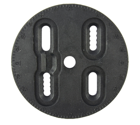 Диск для креплений сноуборда JSB 4x4, диаметр 98 мм, цвет черный (2023)