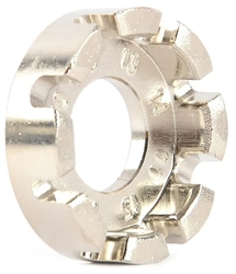 Ключ спицевой ARISTO CR20 круглый, 8 размеров, размеры ниппеля 10-15G, стальной (2024)