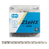 Z1eHX, на 1 скорость, 112 звеньев, + замок ZL578 в комплекте, серебристая