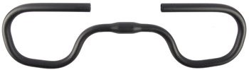 Руль бабочка для дорожных велосипедов UNO AL-187, алюминиевый, 31.8х590мм, чёрный (2024)