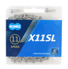 X-11SL, Super Lite, 11 скоростей, 116 звеньев, серебристая