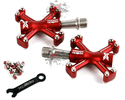 XCF-05AC Red, X-форма, корпус кованный AL6061, ось cr-mo, 3 промпод, 210г
