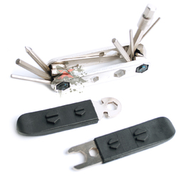 Мультиключ-шестигранники в ноже Bike Hand YC-275, 14 в 1, с 2 бортовками + 2 отвертки (2022)