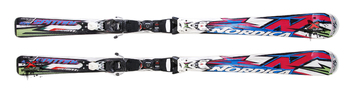 Горные лыжи Б/У Nordica Dobermann Spitfire EDT XBI CT + Nordia-Vist 3,5-11 din (2012)