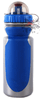 V-6000 GREY/BLUE Фляга 0,55 л, с защитной крышкой,  кратоновыми синими вставками,  перламутровая