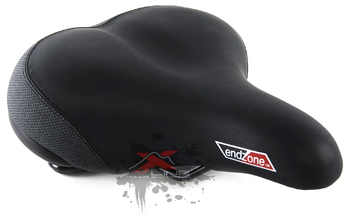 Седло комфортное Velo VL-6256 размер 261х216мм эластомер. черное (2020)