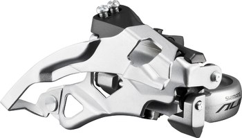 Переключатель передний Shimano FD-T4000 для систем с количеством зубов 44/48Т, трансмиссии 3х9 скоростей (2020)