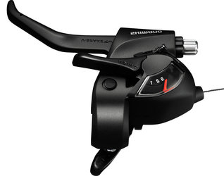Шифтер с тормозной ручкой Shimano ST-EF41 левая 3 скоростей, трос 1800 мм (2020)