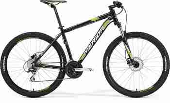 Велосипед MTB Merida BIG.SEVEN 20-D Matt Black (white/green) (2015)