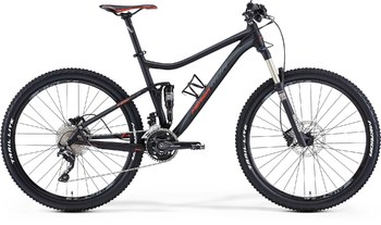 Велосипед двухподвес Merida One-Twenty 7.600 Matt Black (signal red) (2015)