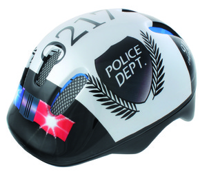Шлем детский Ventura Police Black-White (2018)