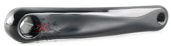 Шатун левый XLINE SS-8398A кованый AL6061, под ромб, L-175mm, черный (2020)