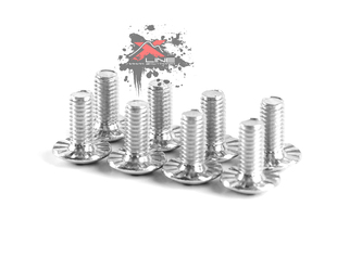 Комплект винтов JSB для сноубордических креплений Silver (2021)
