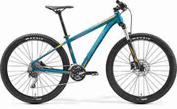 Велосипед MTB Merida Big.Seven 300 Matt Blue (blue/orange) (2017)