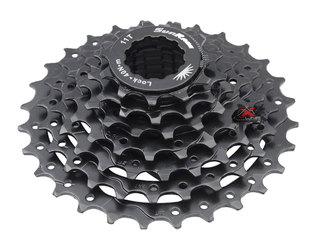 Кассета SunRace M40 на 7 скоростей, 12-34T, цвет Black Edition (2020)