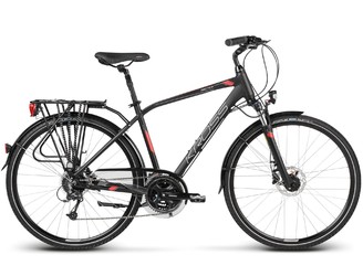 Городской велосипед Kross Trans Arctica Black/Burgundy matte (2017)
