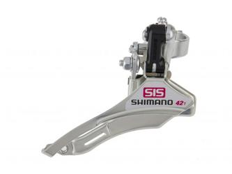 Переключатель передний Shimano Tourney FD-TY10 для систем 3х8 скоростей, до 42Т (2020)