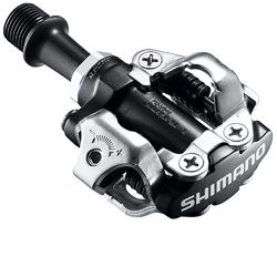 Педали контактные Shimano PD-M540 с шипами, черные (2022)