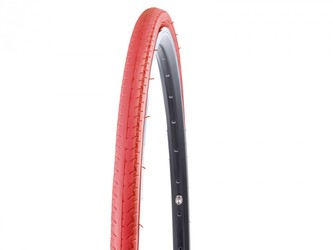 Покрышка для велосипеда Kenda K196 KONTENDER 60TPI LR3 700х26С (26-622) клинчер КРАСНАЯ  (2021)