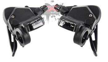 Комплект манеток Microshift TS38-8 комплект 3+8 скоростей совместимы с Shimano (2021)