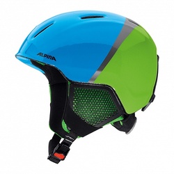 Шлем горнолыжный Alpina Carat LX Green/Blue/Grey (2017)