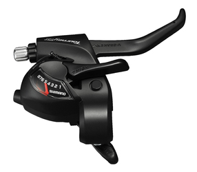 Шифтер с тормозной ручкой Shimano Tourney SL-TX800-8 скоростей, трос 2050мм (2021)