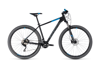 Велосипед MTB Cube ATTENTION 27.5 black/blue (2018)
