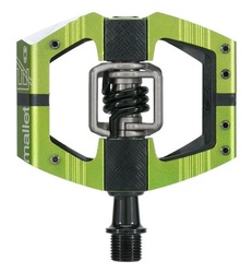 Педали Crankbrothers Mallet E LS Limited Edition Black/Green (2017)