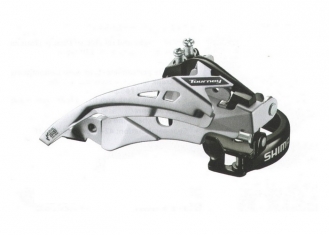 Переключатель передний Shimano Tourney FD-TY700 для систем с количеством зубов 42Т, трансмиссии 3x/7/8 скоростей  (2022)