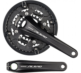 Система шатунов Shimano Alivio FC-T4060, 3х9 скоростей 44/48T (2024)