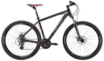 Велосипед MTB Merida Big.Seven 15-MD Matt Black/Grey/Signal Red (2018)