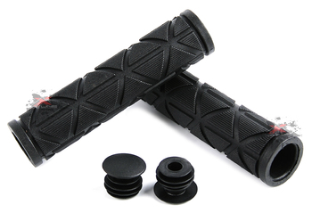Ручки на руль VLX G05 длина 123 мм, черные (2021)